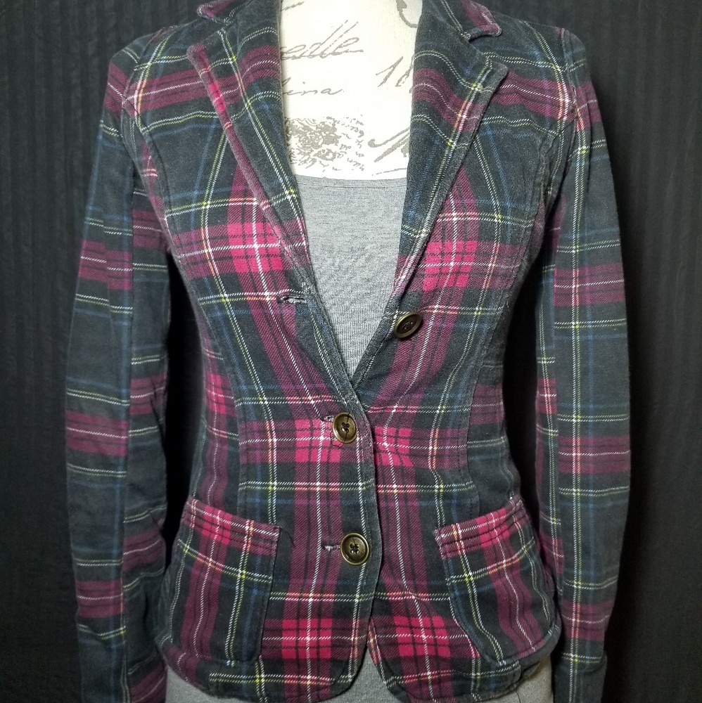 Plaid blazer